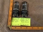 Matched Tung-sol 6BL7GTA Tubes Used Dates 322KN3, KD3 Tested 74/77 And 77/75. Fixed Price $18.00.