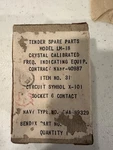 LM-18 Socket 6-CONTACT X-101 Navy CNA-49329 Nos (open Box. Fixed Price $20.00.