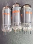 Three Jan Rca 5763 Vacuum Tubes Tested Strong. Fixed Price $18.00.