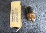 Tung-sol Jan 6SC7GTY Tube.... Brown BASE....1953.....NOS. Fixed Price $42.95.
