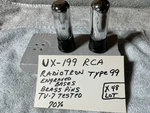 Antique Vacuum Tubes UX-199 Type 299 Rca Radio Detector Amplifier TV-7 70%. Fixed Price $107.99.