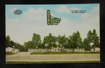 1950S Village Green Motel Route 301 Phone 2176 Sylvania Ga Screven Co Postcard. Fixed Price $6.15.