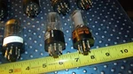 Mixed Lot Of 4 Vacuum Tubes, Ken-rad & Sylvania 6SN7GT +others. Fixed Price $31.09.