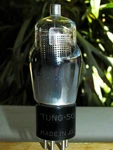 Tung Sol Usa 24A 224 1920'S Engraved Base Tetrode Very Strong Tube. Fixed Price $10.00.
