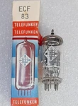 ECF83 Telefunken Nos Vacuum Tube, Untested - Will Combine Shipping. Fixed Price $12.95.
