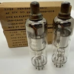 (2) Nos Nib Chatham Jan -CAHG-1Z2 Rectifier Tube Tested. Fixed Price $19.88.