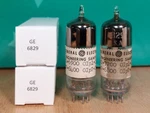 Pair Of Ge 6829 Engineering Sample Vacuum Tubes - 6% Matched. Fixed Price $50.00.
