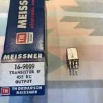 Thordarson Meissner 16-9009 Transistor Radio 455KC Output If Trransf Rca 101660. Fixed Price $10.99.