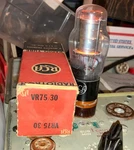 Rca VR75/30 Vacuum Tube Nos Tested On TV-7D/U Tester 0A3. Fixed Price $8.50.