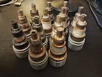 Planar Triode Tube Lot Of 13 Motorola, Machlett, Ge, Rca, 7289, 2C39A, More. Fixed Price $50.00.
