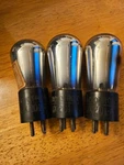 (3) Radiotron Rca Globe UX-201-A Tubes All Test Good!. Fixed Price $45.00.