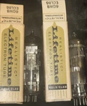 Pair 6GW8/ECL86 Tested Blackburn Mullard Vintage Strong Audio Tubes. Fixed Price $44.22.