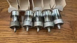 5- Nos Sylvania 1LA4 Audio Output Power Vacuum Tubes Loctal Base Matched. Fixed Price $55.00.