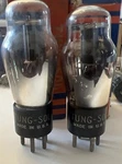 Tung-sol Nos 485 St Globe Bottle Audio Vacuum Tube Pair. Fixed Price $88.00.