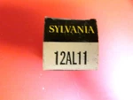 12AL11 Sylvania Vintage (tube), (new Box / Old Stock).. Fixed Price $8.75.
