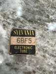 Sylvania Electronic Tube 6BF5 Nos. Fixed Price $6.00.