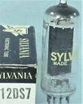 12DS7 Tube Sylvania Tested & Boxed Vintage Commercial Surplus. Fixed Price $10.00.