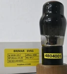 Brimar 6V6G Black Glass Bottom Solid 1 Pc (unused New In White Box). Fixed Price $180.00.