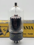 Vtg Nos Sylvania 17DQ6A Power Amplifier Radio Black Plate Vacuum Tube Tested. Fixed Price $6.99.