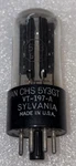 Sylvania JAN-CHS-5Y3GT VT-197-A Mil Spec Rectifier Tube Tested Strong. Fixed Price $15.00.