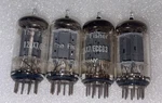 Telefunken Smooth Plate Vacuum Tubes Lot Of 4 TV7 Tested Nos. Fixed Price $300.00.