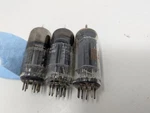 Lot Of 3 Vintage Electron Tubes 6AU8 12BY7 6GU7 Various Brands Rca (127). Fixed Price $24.99.
