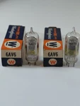 Westinghouse 6AV6 Vacuum Tube Lot Of 2 Radio Amplifier Audio Nos. Fixed Price $11.12.