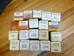 20 Rca, Cunningham, Ge, Admiral, Realistic Tubes Unused & Untested Sealed Boxes. Fixed Price $29.95.
