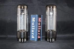 Clean Matched Pair Vintage XF2 Mullard EL34 6CA7 Amplitrex Test 110%+ New Nos. Fixed Price $399.00.