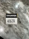 Sylvania Electronic Tube 4BZ6 Nos. Fixed Price $6.00.