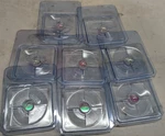 Lot Of Raytheon Vloc P/n 6386565 Precision Optical Component Lens In Case Nos. Fixed Price $399.99.