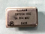 Crystal Oscillator K1114AM Motorola 14.864 Megahertz Dip Pin 20 Piecs Tube. Fixed Price $17.99.