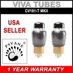 New Gain Matched Pair (2 Pcs) Psvane CV181-T Vacuum Tubes Usa Seller. Fixed Price $217.06.