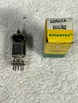 Nos Amperex 12AU7A Long Plate Vacuum Tubes Tested Strong + Balanced. Fixed Price $49.99.