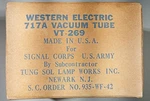 717A VT-269 Western Electric Vacuum Tube Never Opened Nos For Amplifiers. Fixed Price $26.00.