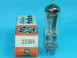 Ge 35W4 Tube Nos Nib Grey Plate Valvola Hre Valve Single. Fixed Price $6.88.