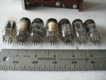 Vintage Vacuum Audio Tubes Amplifier 6BK7B 6U8A 12AU7 6AQ5. Fixed Price $9.00.