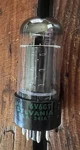 Vintage Sylvania Jan 6V6GT Black Plate Tube. Fixed Price $42.00.