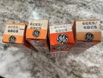 General Electric Electronic Tubes 6CE5/6BC5 Set Of 4. Fixed Price $16.00.