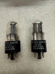 Sylvania Jan-chs 6SN7GT VT-231 Matching Pair Preamp Tubes Test Nos. Fixed Price $150.00.