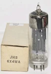 1 Sylvania 6X4WA EZ90 Black Plate Vacuum Tube Tested Nos On Calibrated Tv 7. Fixed Price $14.95.