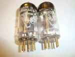 Pair Of EC86 (6CM4) Tubes, Gold Pin Class, By Philips Frankfurt, Nos Ratings. Fixed Price $30.00.