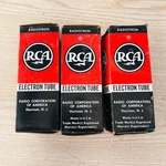 Matched Set Of 3 Nos Rca Electron Vacuum Tubes. Usa. 6080. Fixed Price $149.99.