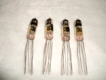 (4) Nos Sylvania 5718 Premo Vintage Peanut Vacuum Tubes New Wrapped And Boxed. Fixed Price $19.95.