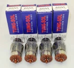 New Factory Platinum Matched Quad Tung-sol Reissue 6550 KT88 Coke Bottle Tubes. Fixed Price $299.00.