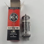 Vintage Rca Radiotron 6LC8 Vacuum Electron Tube With Original Box. Fixed Price $9.99.