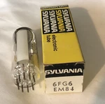 1EA Sylvania 6FG6/EM84 Vacuum Tube. Nos.nib. England. Mag. Bar Tuning Indicator. Fixed Price $22.99.