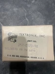 New In Box Selected Pair Tektronix 6AU6 Vacuum Tube 157-0073-00. Fixed Price $25.00.
