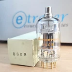 8608 Mullard E55L Special Quality High Gain Frame Grid Tube Amperex Label #12B85. Fixed Price $79.99.