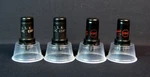 Set Of (4) (2) Rca U.s.n. Crc 6SH7 Ge Metal Vacuum Tubes. Fixed Price $15.00.